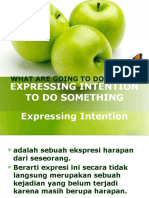 Expressing Intention To Do Something