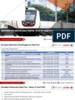 Agenda Pelaksanaan Rapid Test Di Gedung MCC LRT Jakarta