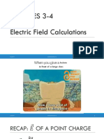 Lecture 3-4 - Electric Field Calculations