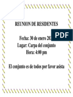 Reunion de Residentes