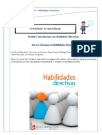 Resumen de Habilidades Directivas