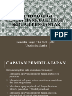 Metodologi Penelitian Kualitatif - Sebuah Pengantar