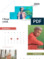 Calendar: Chan Yeol