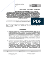 Resolucion 0320 Del 27 de Enero Del 2021