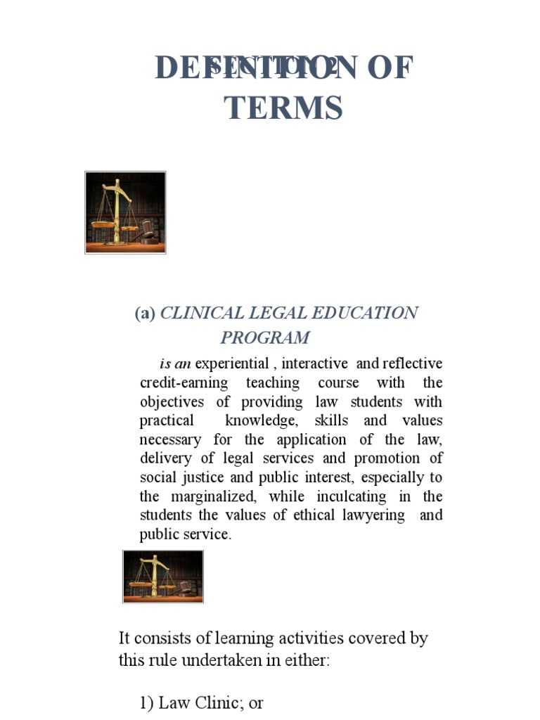 Definition of Terms: Section 2 | PDF
