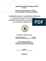 Instrumentos Legales y Las Normativas Que Regulan El Ajuste Por Linflación y Su Efecto Sobre La Administración Financiera de Una Empresa