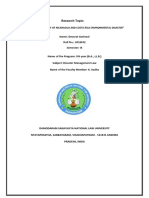 Research Topic:: "A Case Study of Nicaragua and Costa Rica Environmental Disaster"