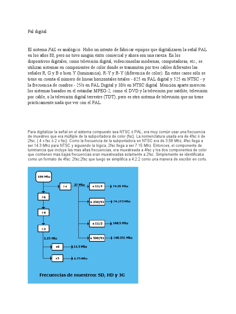 Pal Digital | PDF | Televisión | Vídeo