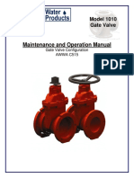 NRS Gate Valves, AWWA C509-C515 - Maintenance and Operation Manual - Water Works - Model 1010
