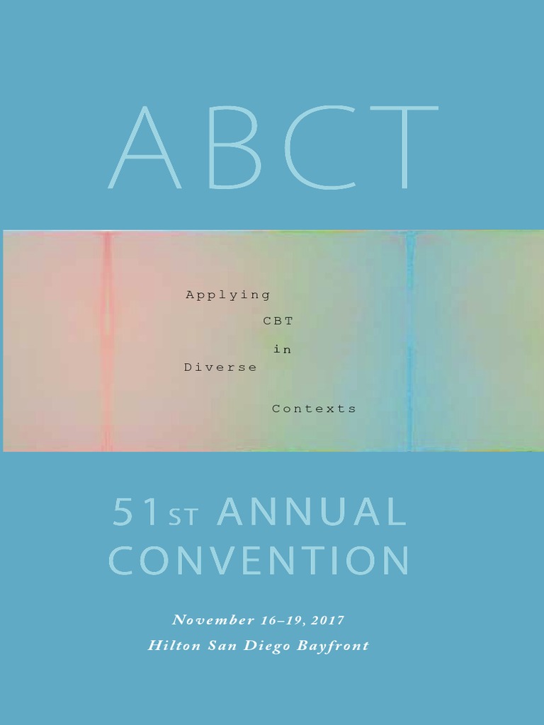 Applying CBT in Various Contexts | PDF | Cognitive Behavioral Therapy |  Psychotherapy