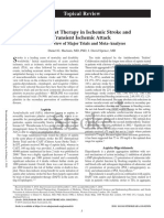 Antiplatelet Therapy in Ischemic Stroke and Transient Ischemic Attack