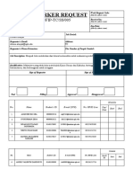 Worker Request: FORM/FIP-TC/SS/005