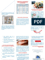 Triptico Conservacion de Alimentos