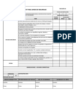 Check List para Arnes de Segurida