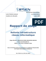 Rapport de stage. Refonte infrastructure réseau informatique - PDF Free Download
