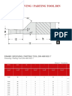 Din4981 Grooving / Parting Tool Din 4981/ISO 7: Go Back