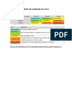 Matriz de Avaliação Do Risco - HACCP