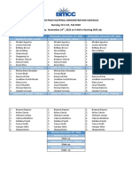 NUR 313-131 Practicum Practice Schedule Fall 2020.1