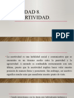 Unidad 8 ASERTIVIDAD