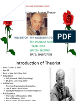 Topic:: Jerome Bruner Theory
