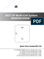 Yealink DECT IP Multi-Cell System W80DM & W80B Quick Start Guide V83.70