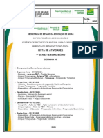 Lista 1a Serie Semana 30 para o Estudante