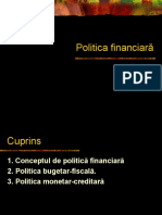Politica Financiara - Casian