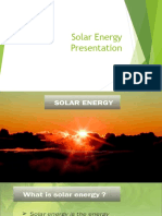 Solar Energy Presentation