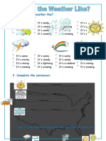 The Weather Worksheet Templates Layouts 28349