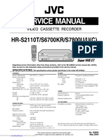 Service Manual: HR-S2110T/S6700KR/S7800U/U (C)