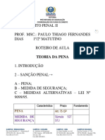 Roteiro - Aula 4 - Fundamentos Da Pena