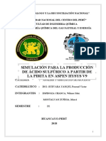 Produccion Del Acido Sulfurico