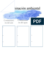 Diagrama de Contaminacion Ambiental