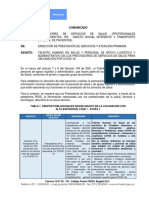 Comunicado Prestadores de Servicios de Salud Vacuna Covid - 03 - 02 - 2021