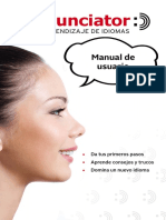 Pronunciator -Manual de Usurario