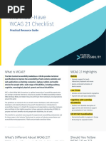 The Must-Have WCAG 2.1 Checklist: Practical Resource Guide