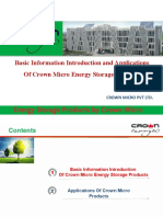 Basic Information Introduction and Applications of Crown Micro Energy Storage Products