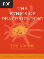 The Ethics of Peacebuilding (Tim Murithi)