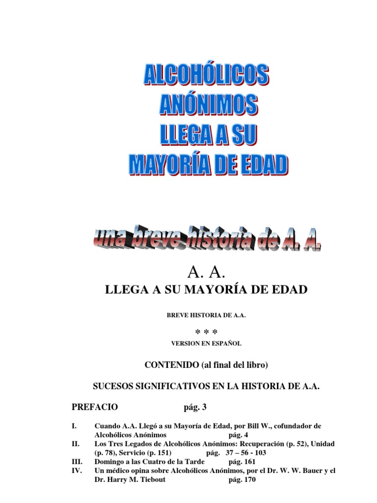 AA LLEGA A SU MAYORIA DE EDAD