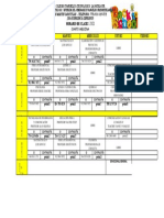 Cuarto Medicina, Horario de Clases