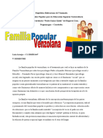 Análisis de la familia venezolana matricentrada
