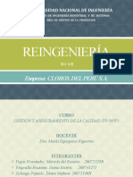 Reingeniería de procesos en Clorox Perú