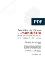 Gramática de formas e o mobiliário modular multifuncional
