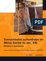 Comunidades Quilombolas de Minas Gerais No Séc. XXI - História e Resistência