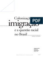 Giralda Seyferth - Colonização, imigração e questão racial no Brasil