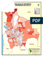 Tasa Anual de Crecimiento Intercensal 2001-2012