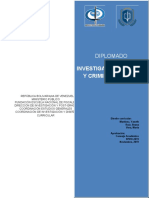 Plan de Estudio Diplomado Investigación Penal y Criminalística para Las Regiones