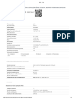 Constancia de Inscripción Y Actualización de Datos Al Registro Tributario Unificado