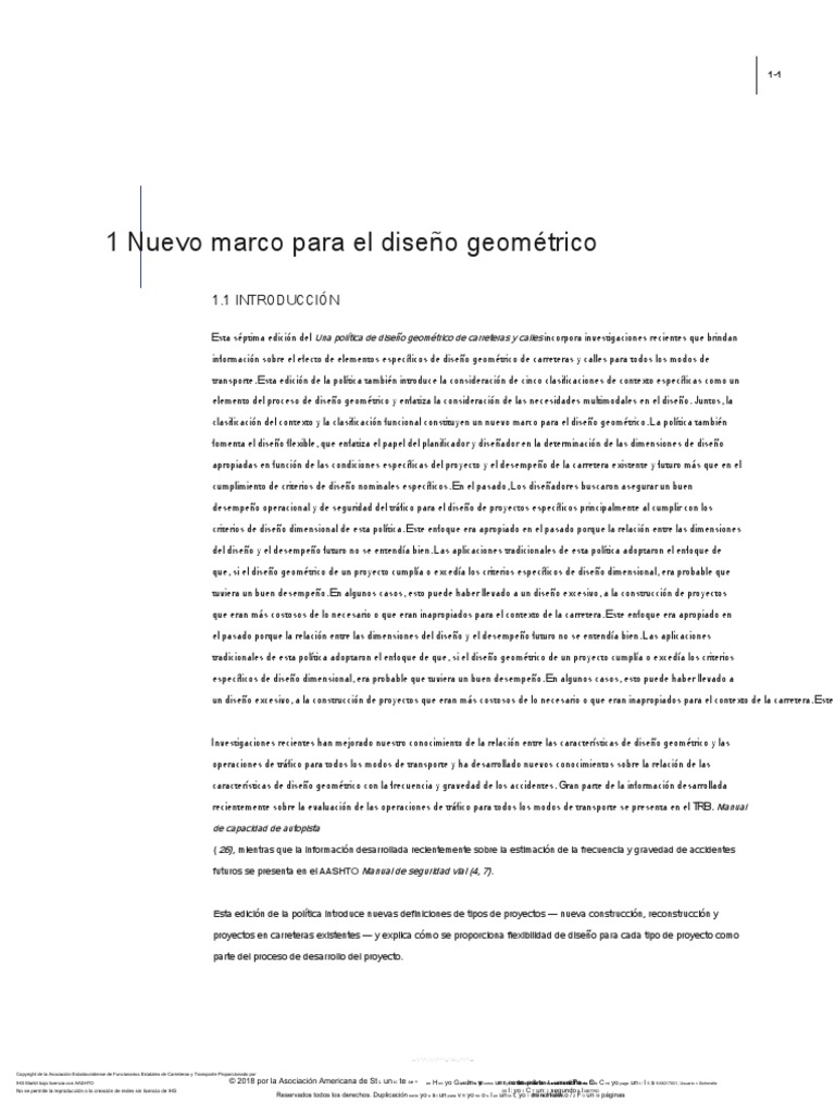 Aashto A Policy On Geometric Design Of Highways And Streets 2018 7th