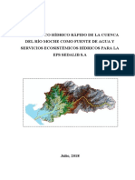 Diagnóstico Hídrico Rápido de La Cuenca Del Río Moche Como Fuente de Agua Y Servicios Ecosistémicos Hídricos para La Eps Sedalib S.A